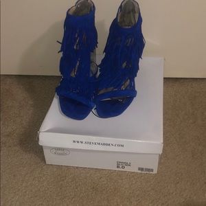Steve Madden Shoes - Fringe suede heels Steve Madden Shoes - Fringe suede heels